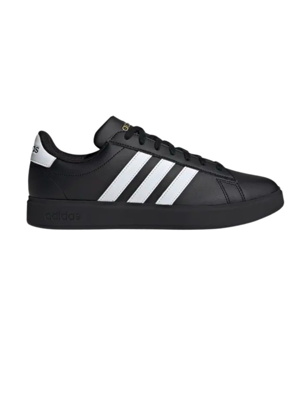 Adidas Grand Court 2.0 Sneakers Leather Black and White Size 11